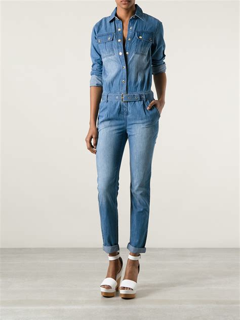 michael kors damen jeans|Michael Kors jean jumpsuit.